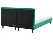 Bed Velvet FITOU 140 x 200 cm (EU Double) Dark Green_875912