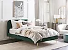 Bed Velvet FLAYAT 140 x 200 cm (EU Double) Emerald Green