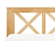 Bed Pine Wood TANNAY 140 x 200 cm (EU Double) Light Brown_930965