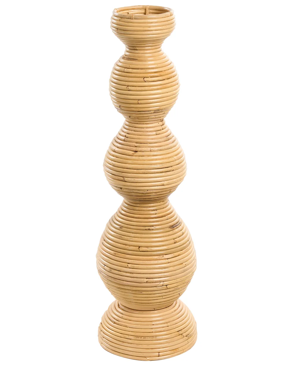 Decorative Vase GERACE 70 cm Rattan Natural
