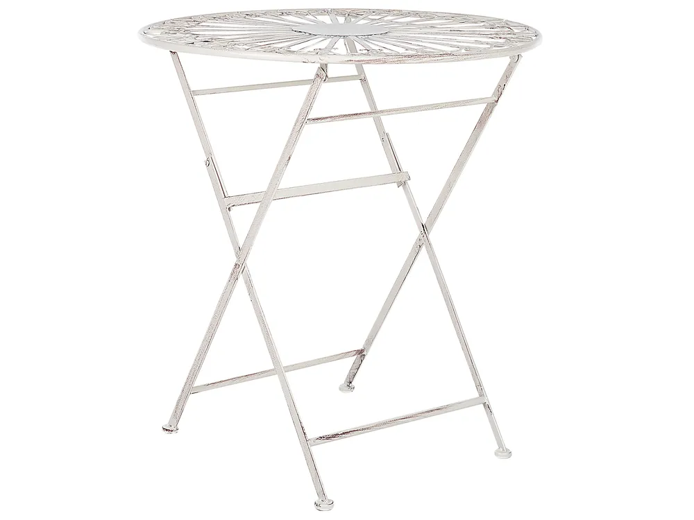 Bistro Table SCAFA 70 cm 70 cm Metal White