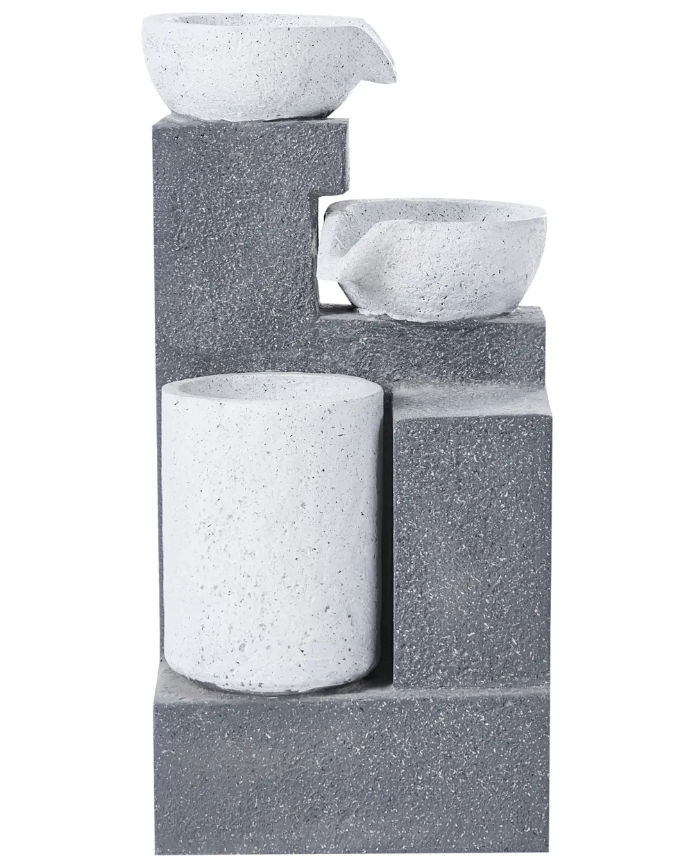 Garden Water Feature LED NAGAMI Grey_1059550