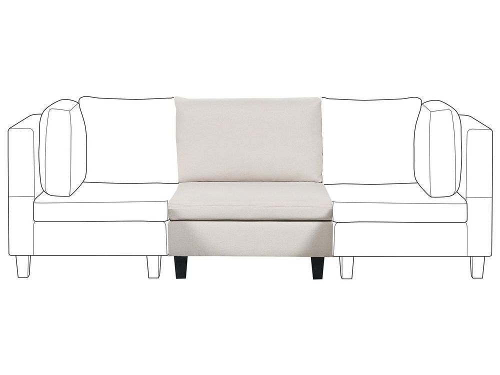 1-seters modul UNSTAD Lys beige