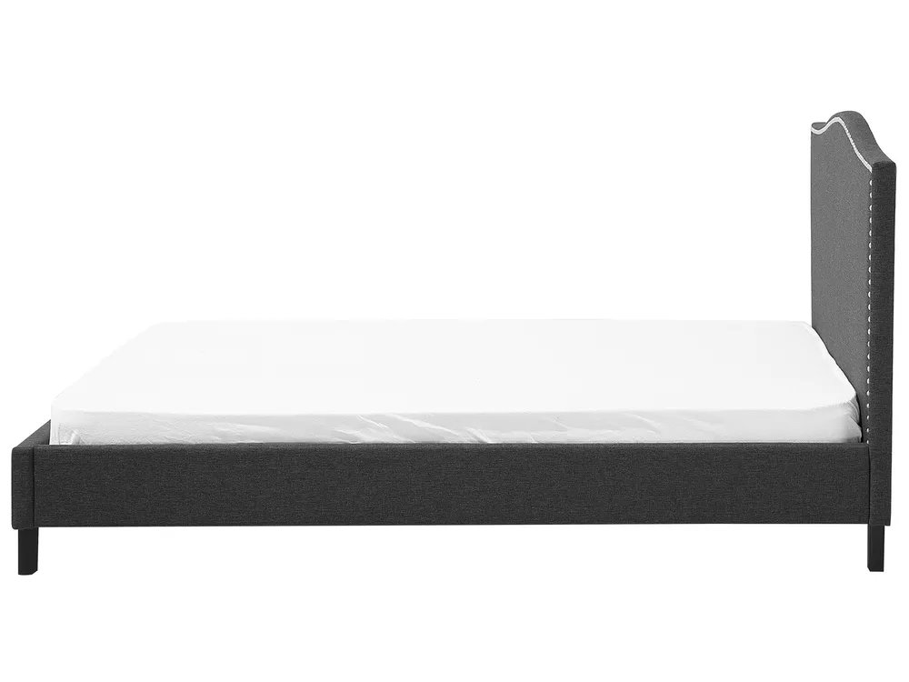 Bed Fabric MONTPELLIER 180 x 200 cm (EU Super King) Dark Grey_708979