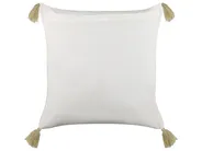 Set of 2 Decorative Cushions CARISSA 45 x 45 cm Cotton Multicolour Floral Pattern_839388