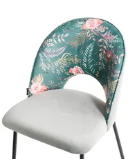 Set med 2 matstolar COVELO Sammet Mintgrön_767781