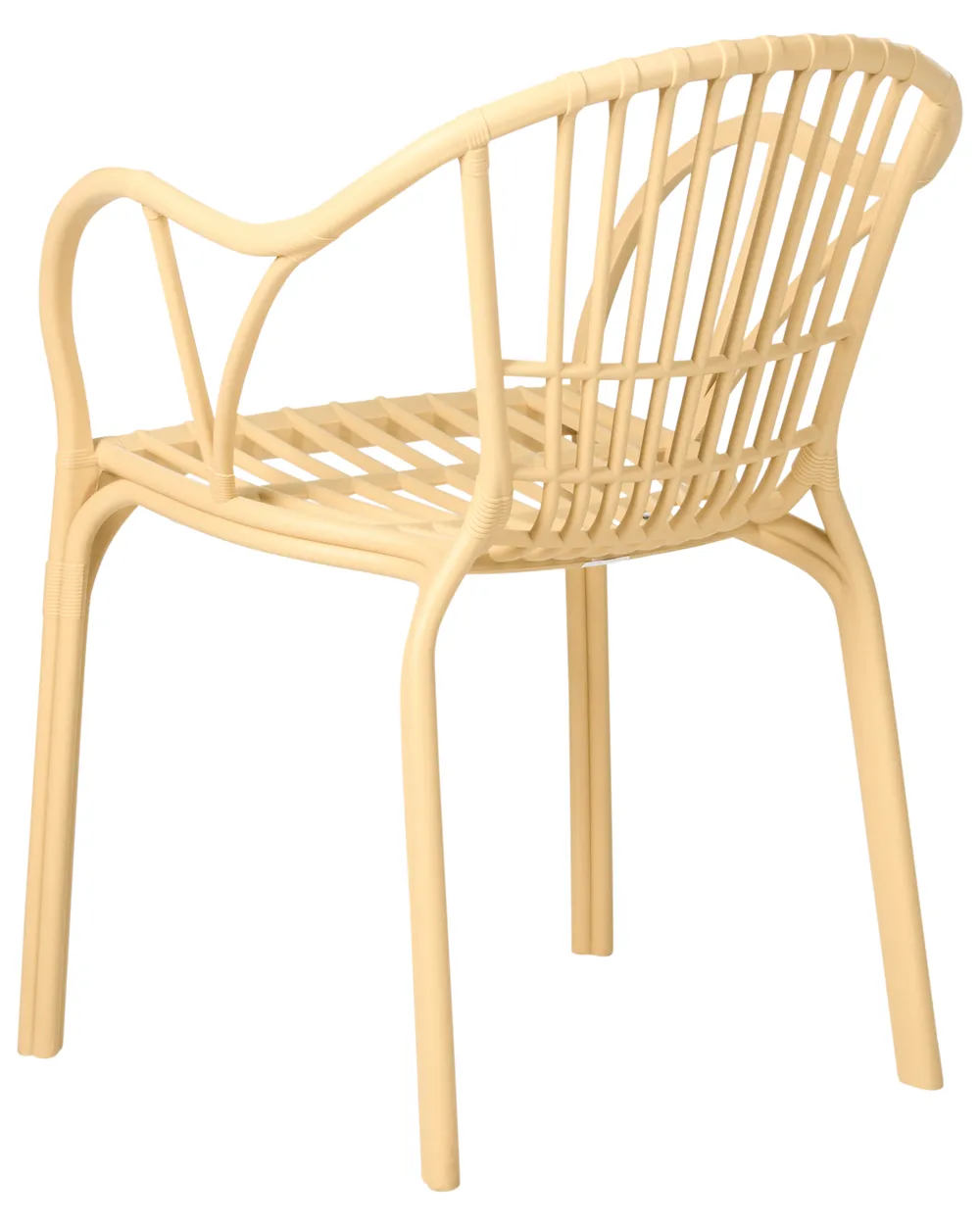 Set of 4 Garden Chairs ANDORA Beige_986614