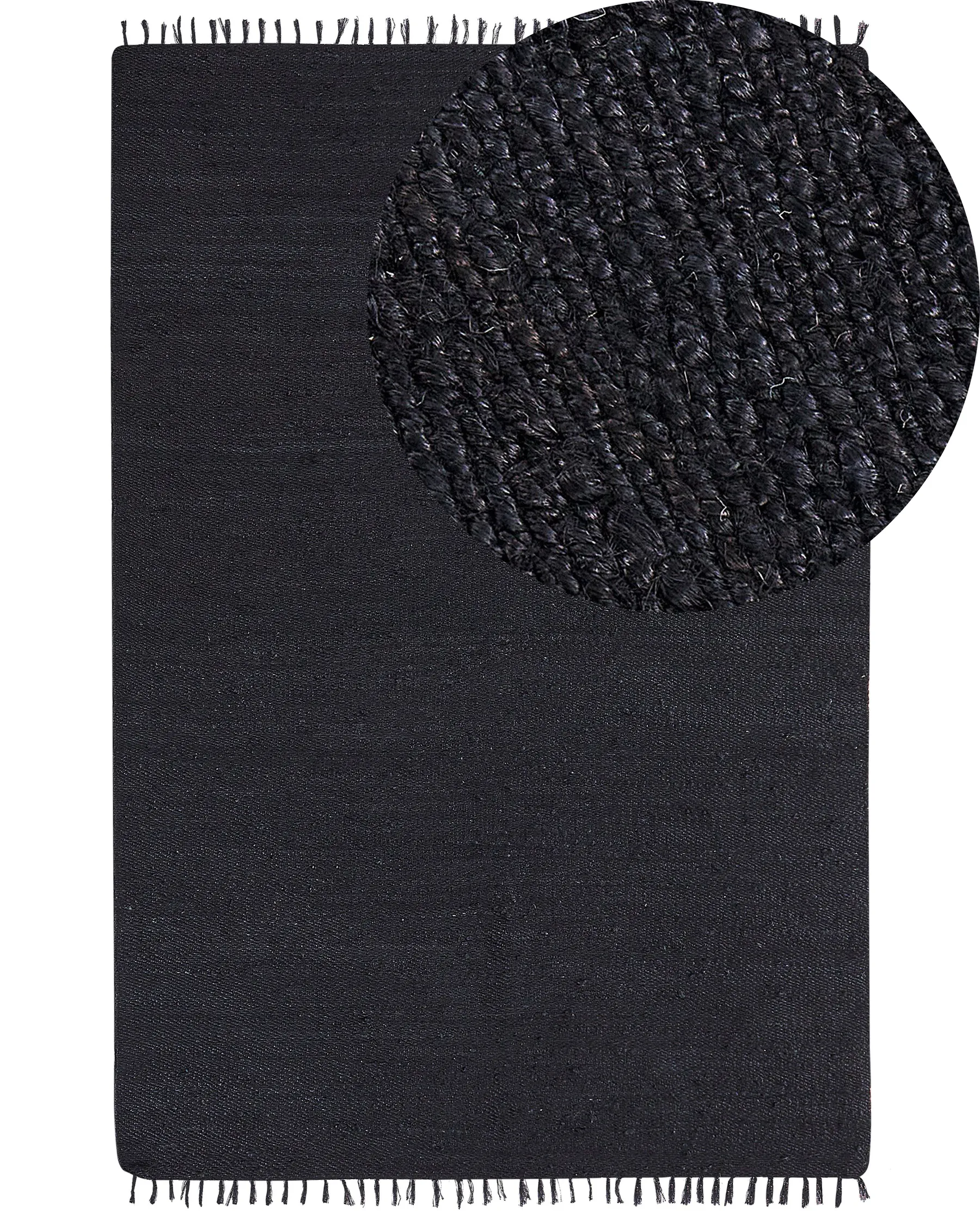Teppe SINANKOY Svart 200 x 300 cm Jute_904006
