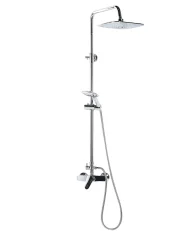Mixer Shower Set with Rainshower HOWICK Silver_802745