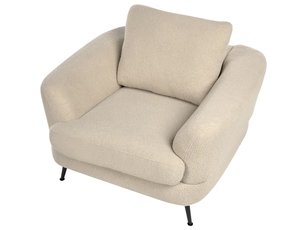 Soffgrupp 3-sits KJAER Bouclé Ljusbeige_1006776
