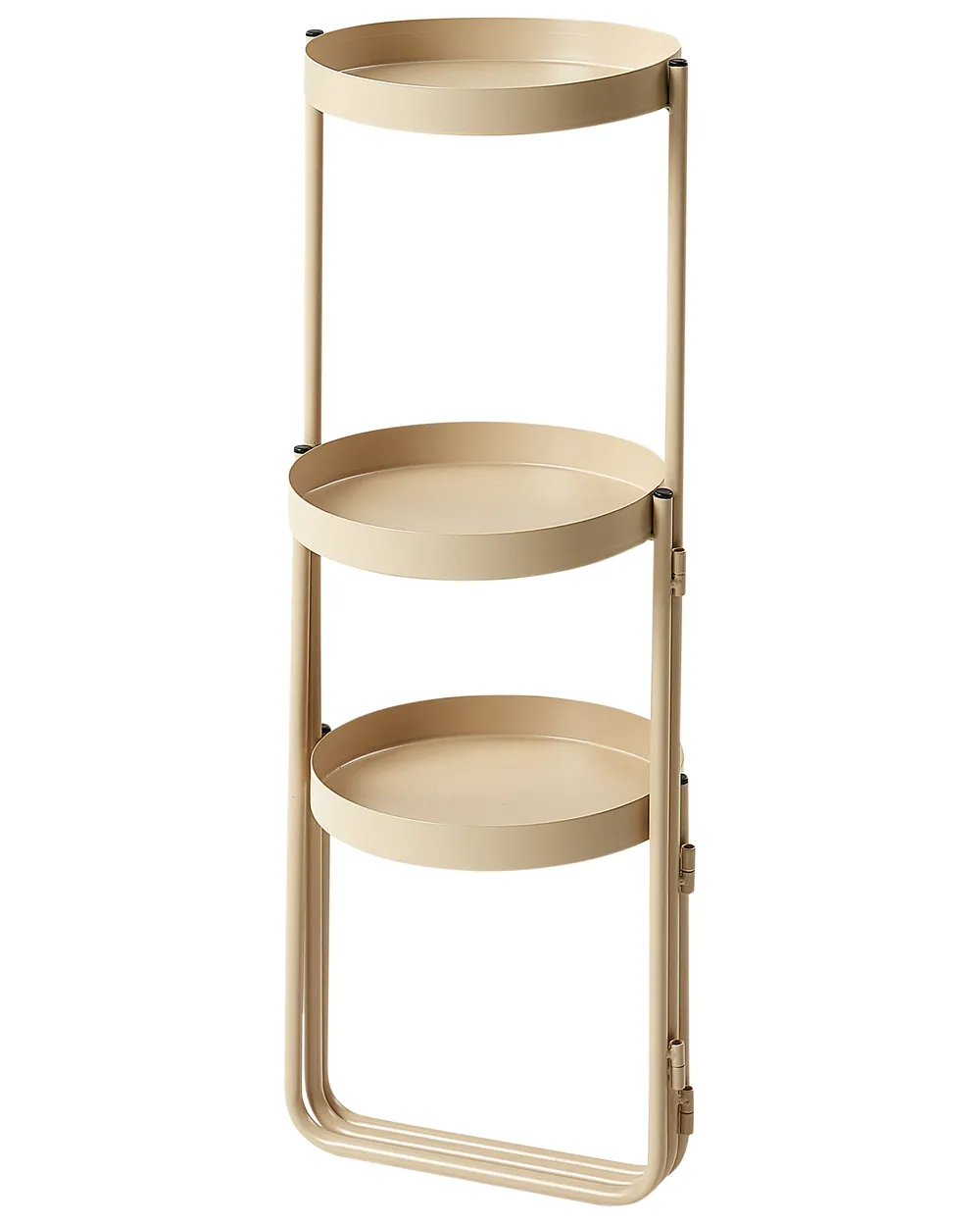 Plant Stand FRAGARIA 42 cm Metal Beige_933808