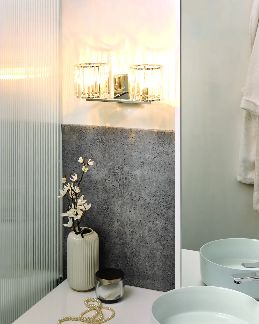 Wall Lamp LOURIDO Metal Silver
