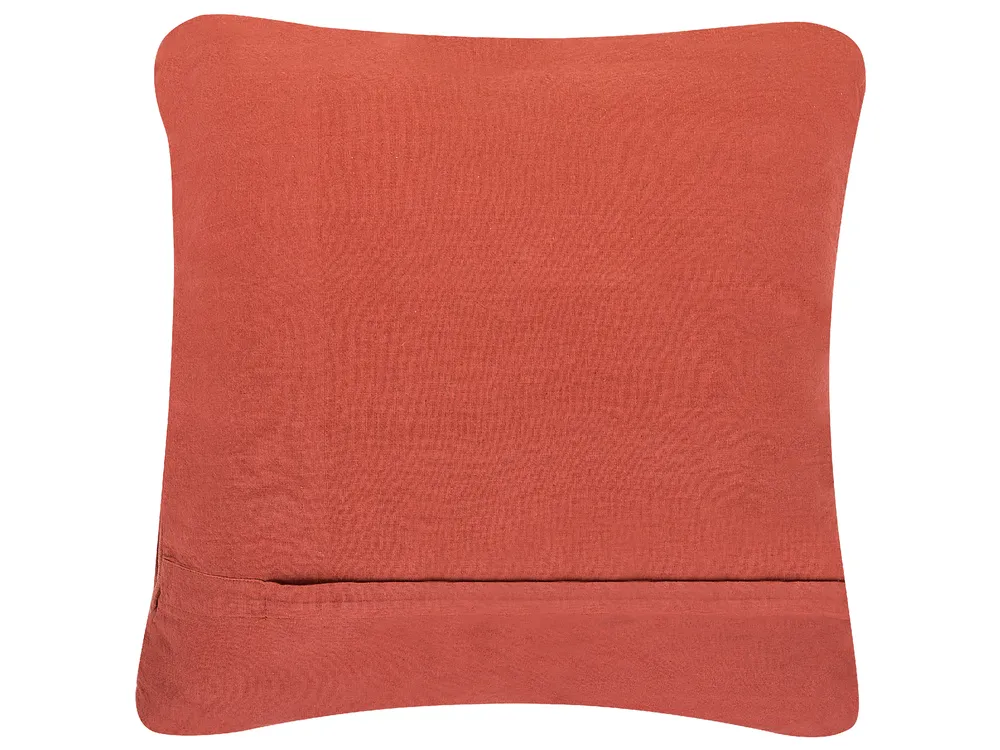 Koristetyyny AKKOY 45 x 45 cm Puuvilla Oranssi Geometrinen kuvio_753151