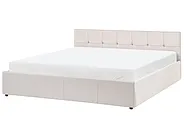 Seng med oppbevaring LAURESSES Lys beige 180 x 200 cm_1153522
