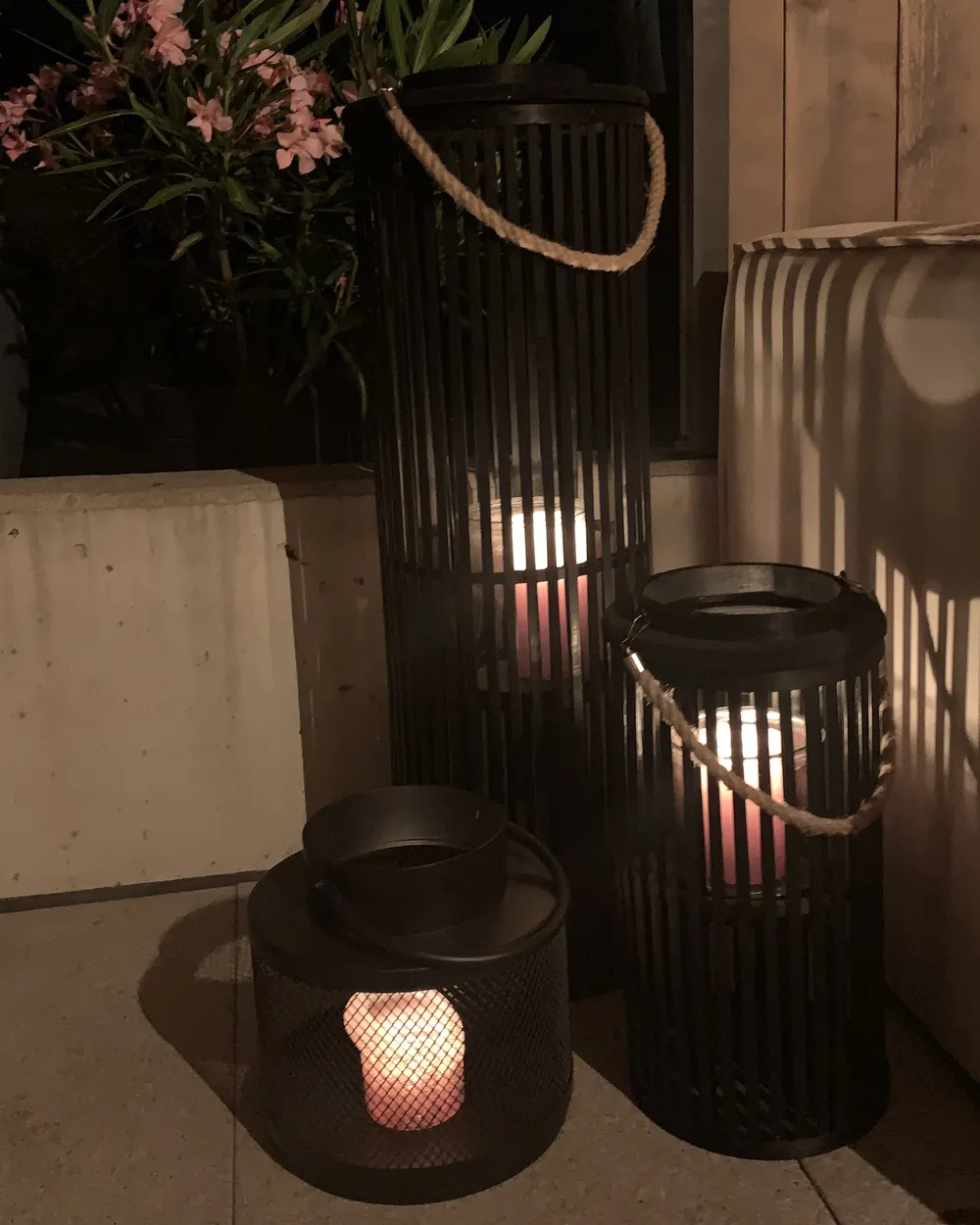 Lantern YAMDENA 24 cm Metal Black_860602
