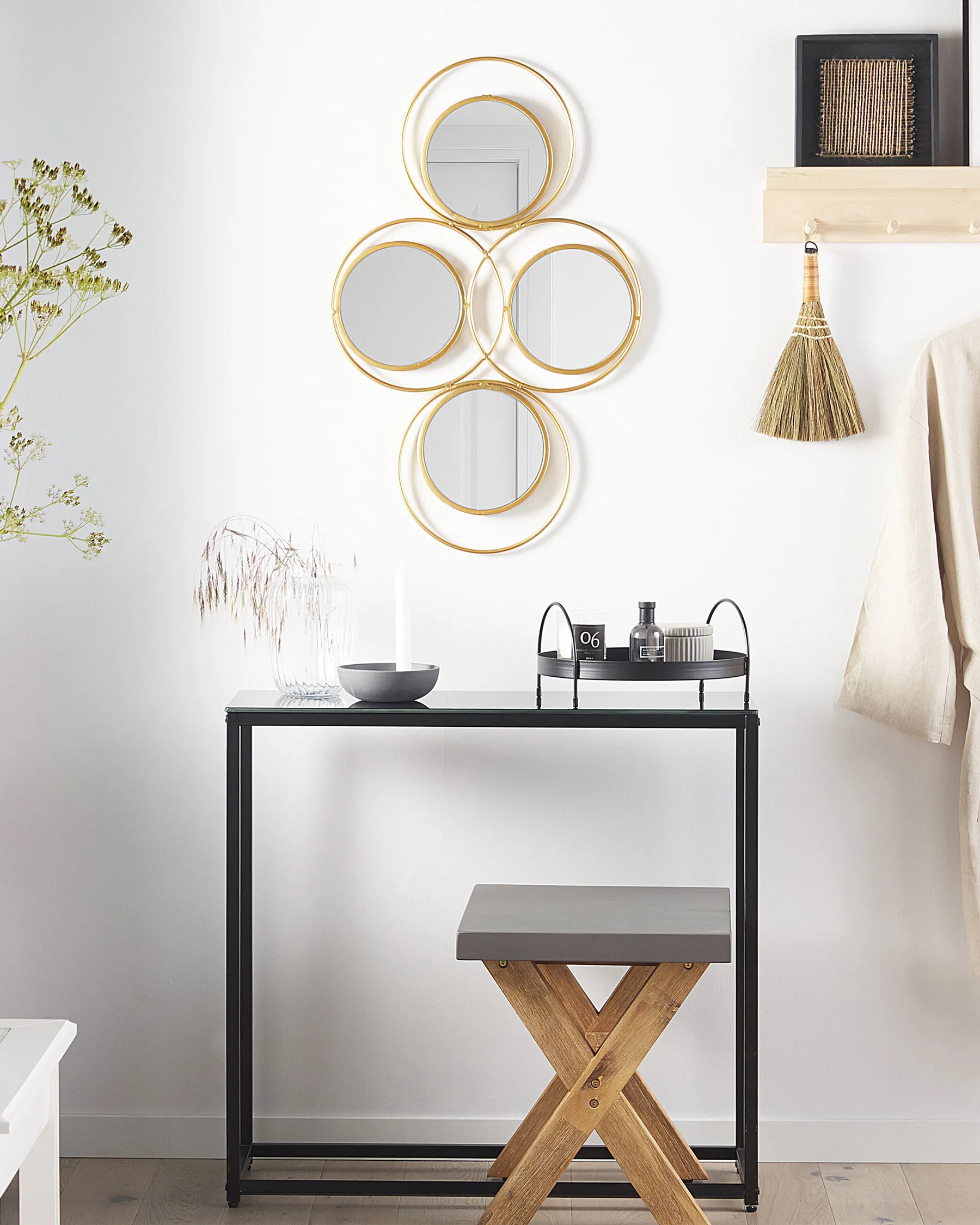 Wall Mirror LESCAR 50 cm 80 cm Metal Gold_904337