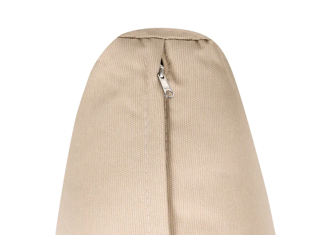 Trädgårdssoffgrupp med bord 5-sits MURATO Metall Beige_1023507