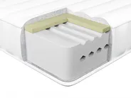 Memory Foam Mattress WHISPER MEMORY 7 PLUS H2/3 Medium 120 x 200 cm (EU Small Double)_1061606