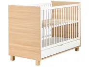 Spjälsäng med förvaringslåda GUNNAR 60 x 120 cm Vit_1004452
