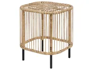 Garden Lounge Set with Table 3 Seater MARATEA/CESENATICO Rattan Natural_878551
