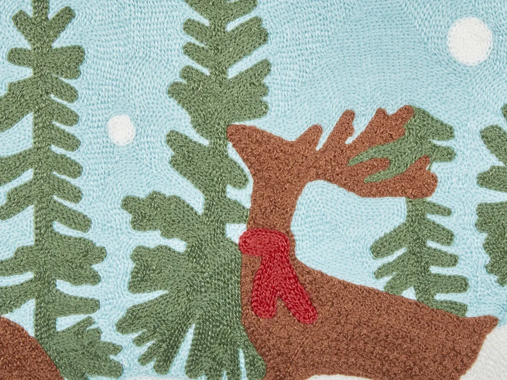 Koristetyynysetti 2 kpl PEPPERMINT Puuvilla 45 x 45 cm Vaaleansininen_946874