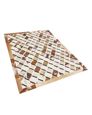 Rug SERINOVA Brown 140 x 200 cm Leather_780614