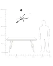 LED-pendellampa PALUN med dimmer Metall Svart_1033035