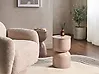 Sivupöytä LETTA Metalli Vaaleanbeige