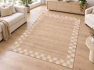 Rug BEED Light Beige 160 x 230 cm Jute_1176825