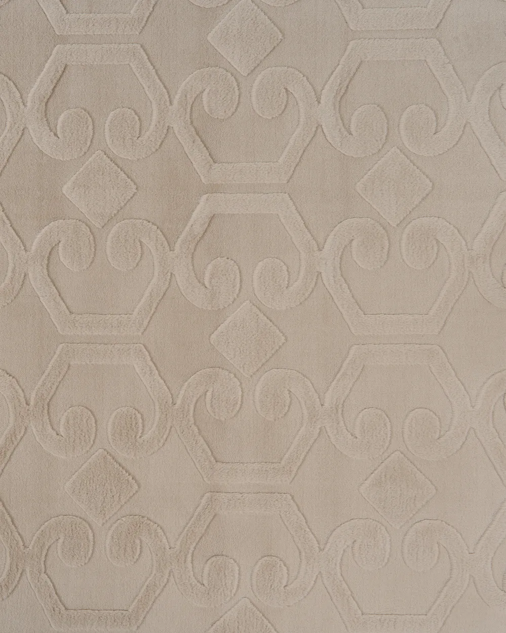 Teppe GANNETT Beige 160 x 160 cm_1107632