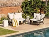 Set of 2 Garden Daybeds ROSSANO Rattan Black