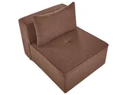 Modular Sofa 3 Seater AXEBO Boucle Brown_1075847