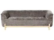 Living Room Set 5 Seater ALNOR Chenille Brown_1019077