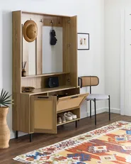 Hallway Set MALENY Light Brown_1073928