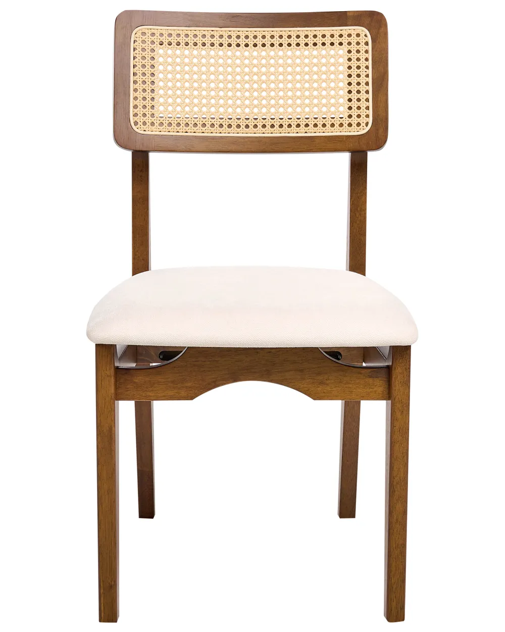 Set of 2 Dining Chairs RUBONIA Wood Dark Brown_1010595