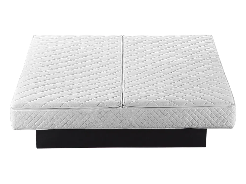 Waterbed Faux Linen LAVARDENS 160 x 200 cm (EU King Size) Green_971121