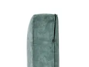 Corner Sofa 5 Seater OSLO with Ottoman Velvet Teal Right Hand_964647