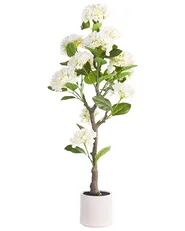 Artificial Plant HORTENSIUM 120 cm White_1103869