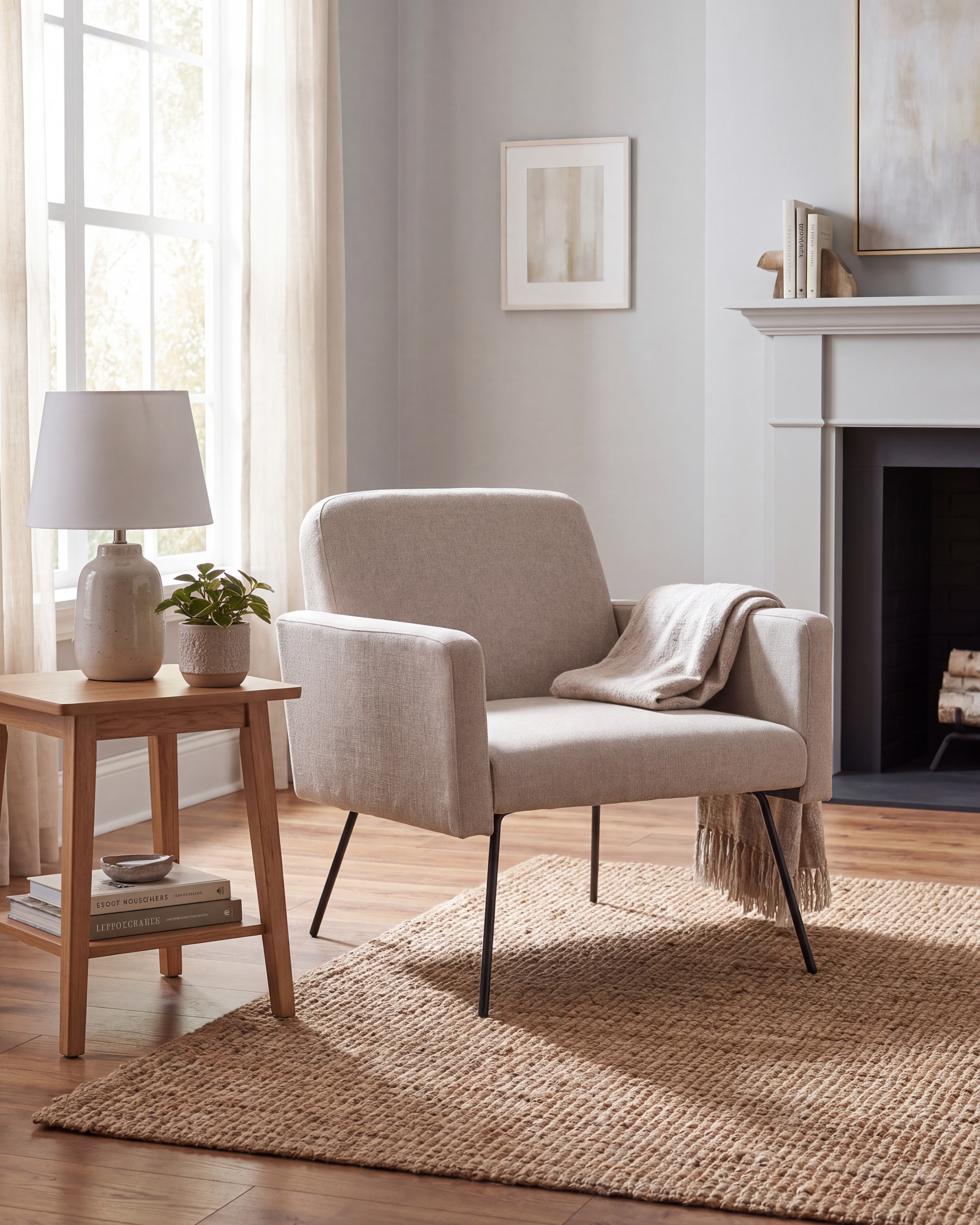 Fåtölj NARKEN Beige