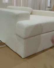 Set of 2 Armchairs ALLA Boucle Off-White_976265