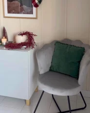 Armchair LOVELOCK Velvet Grey_980053