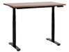 Electric Adjustable Standing Desk DESTINAS 120 cm 72 cm Brown/ Black
