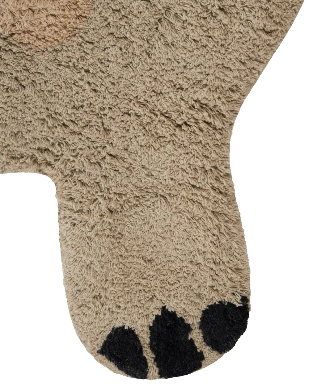 Kids Rug REXY Light Brown 80 x 120 cm Cotton_1107640