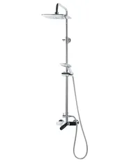 Mixer Shower Set with Rainshower HOWICK Silver_802751