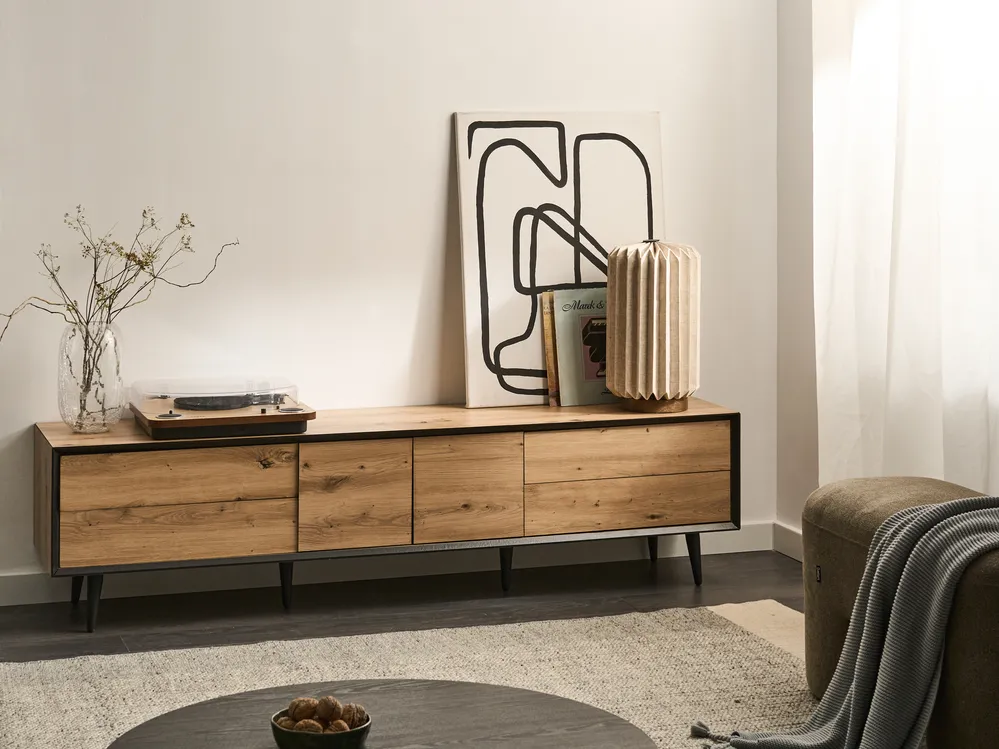 TV Stand SILVERTON Light Brown
