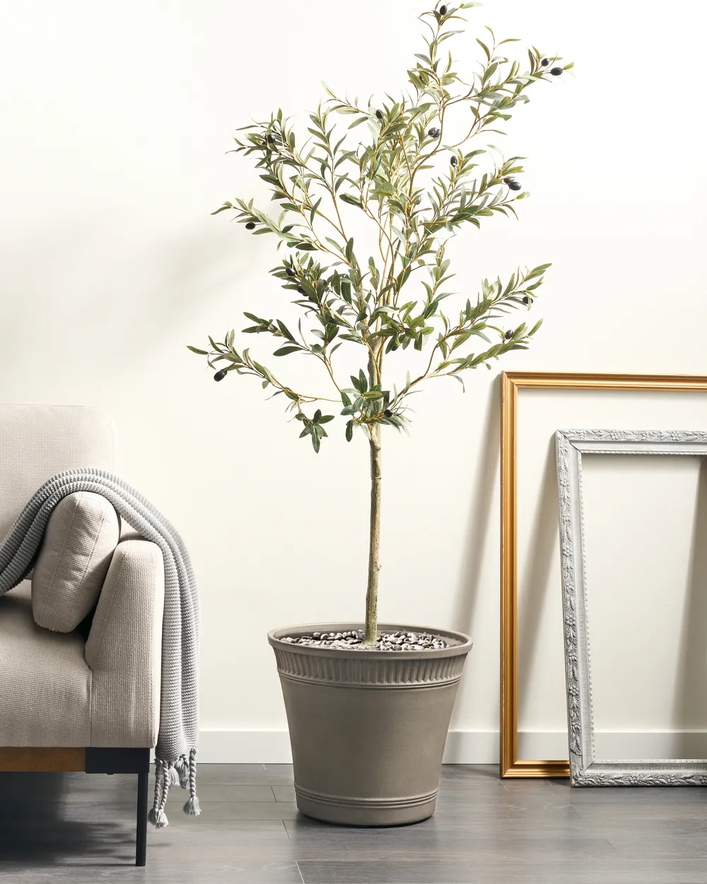 Plant Pot CISTUS 44 cm Grey