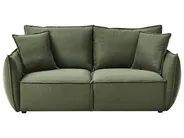 Living Room Set 5 Seater KUNES Fabric Green_1013492