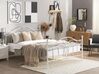 Bed Metal ANTLIA 140 x 200 cm (EU Double) White