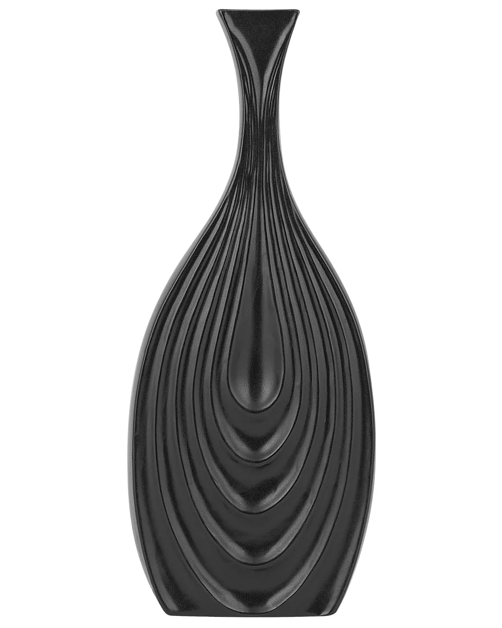Decorative Vase THAPSUS 39 cm Ceramic Black