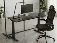 Electric Adjustable Standing Desk DESTIN II 160 cm 72 cm Black_1082694